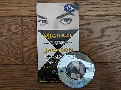 MICHAEL JACKSON Black Or White Japan 3  CD Single Snap Pack Unsnapped • $8.99