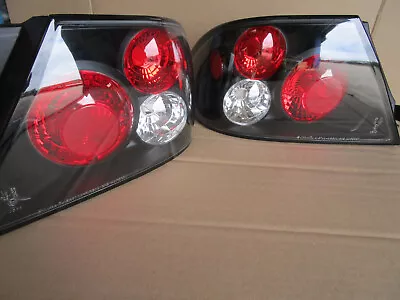 BLACK Tail Lights Lamps SET For Mitsubishi Lancer 4 Door Sedan CG 2002~2003 NEW • $149