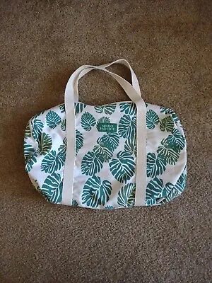 Mario Badescu Canvas Tote Duffel Bag Tropical Monstera Leaf Pattern • $20