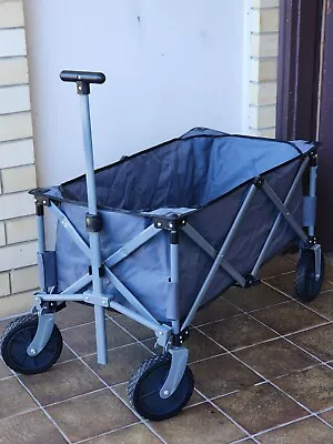 Folding Beach Trolley Wagon Cart Garden Outdoor Picnic Camping Shopping Trolley • $130