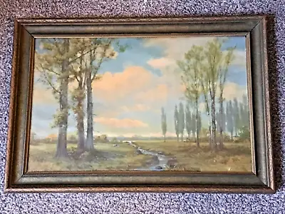 Vintage R. Atkinson Fox Print Titled “Canadian Landscape”. • $72.50