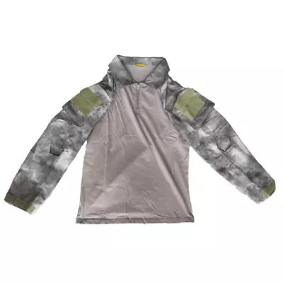 Men's Army Tactical T-Shirt Long Sleeve Military Combat Camouflage Casual Shirts • $26.42