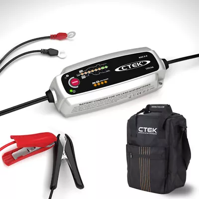 CTEK MXS 5.0 12V 5 Amp Smart Battery Charger And Cooler Bag Combo • $289