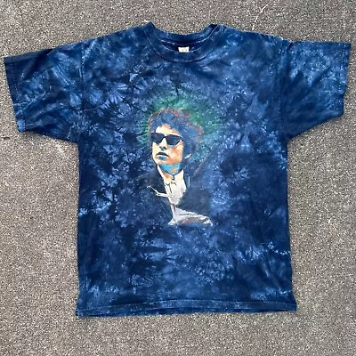 Vintage 00’s Bob Dylan Tie-Dye Band Concert Tour T Shirt                         • $34