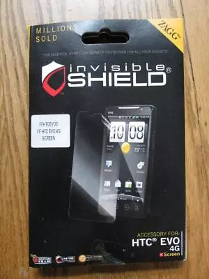 ZAGG Invisible Shield - HTC EVO 4G - Cell Phone Screen Protection - Sealed NEW • $9.95