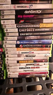 Pick And Choose Xbox 360 Games - Build Your Collection! • $69.42