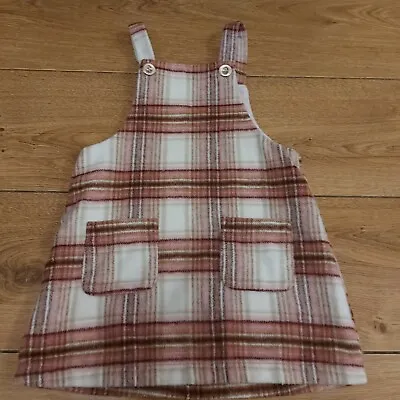 £2.50 • Buy Lovely Girls Next Checked Pinafore Dress Age 2-3 Years 