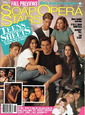 SOAP OPERA STARS Magazine Nov 1993 Vanessa Marcil Antonio Sabato Jr Steve Burton • $25