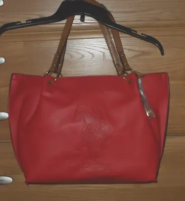 U.s. Polo Assn. Handbag Tote Red Nwt • $26.99