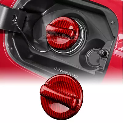 Red Carbon Fiber Fuel Gas Tank Cap Cover For Benz CL500 CL63 CLA180 CLA200 250 • $35.99