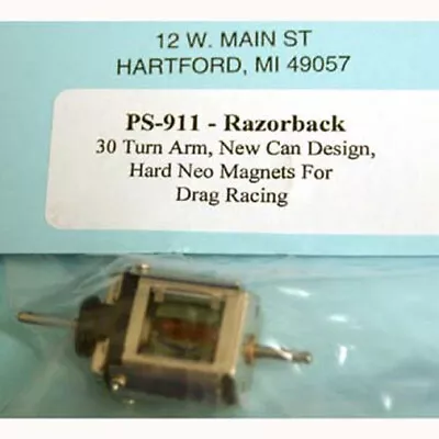 Pro Slot Razorback Drag Motor 30T28 Hard Neo Magnets For 1/24 Slot Cars • $35.95