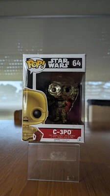 Funko Pop! Vinyl Star Wars #64 - C-3P0 The Force Awakens Chrome Version • $5