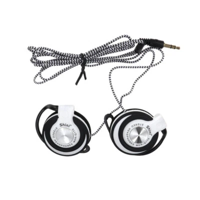 £7 • Buy  Wired Headset Clip On Ear Headphones EarHook Earphone Stereo Headphones For Mp3
