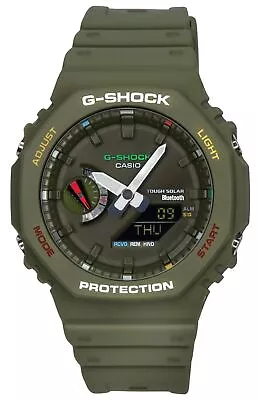 Casio G-Shock Green Dial Solar Sports 200M Men's Watch GA-B2100FC-3A • $218.89