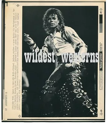 MICHAEL JACKSON Bad Tour VINTAGE ORIGINAL PHOTO Madison Square Garden RARE • $49.95