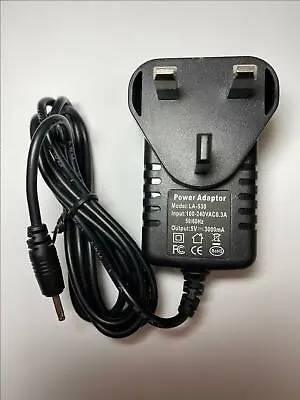 5V 2.5A AC Adaptor Charger AC-DC ADAPTOR For Yarvik TAB09-100 Luna 9  Tablet • £11.80