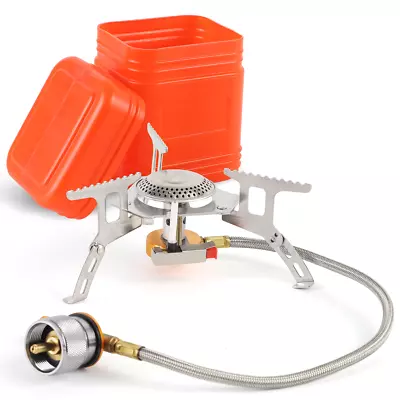 Portable Gas Propane Cooker Single Burner Outdoor Camping Picnic Windproof Stove • $15.90