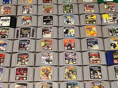 Nintendo 64 N64 OEM Authentic *Pick Your Game* Cart Only Cosmetically Flawed • $20.99