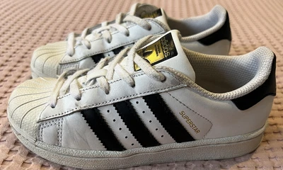 $4.99 • Buy Adidas Superstar Kids Shoes Size 13K US