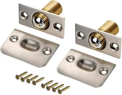 Ball Door Catches For Internal Doors 2 Pack Roller Ball Door Catches Latch • £8.99