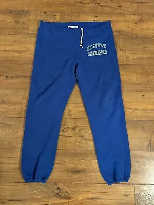 Vintage 80’s Russell Seattle Seahawks Blue Sweatpants Men's XL • $16.99