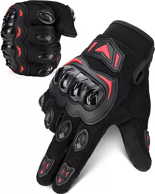 Motorcycle Gloves Touchscreen Motorbike Tactical Full Finger Glove For Dirt Bike • $9.99