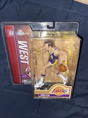 McFarlane NBA Legends Series 2 Los Angeles Lakers Jerry West Figure New The Logo • $53