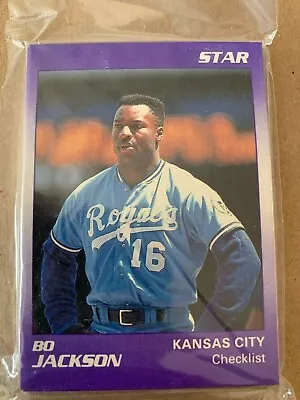 1990 STAR Co BO JACKSON KC Royals Baseball RARE PURPLE 11 Card Factory Sealed MT • $8.50