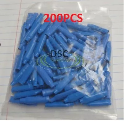 200pcs NEW Crimp B Wire Gel Filled Bean Type Connectors Silicone Filled Blue • $17.95