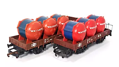 Lima OO Gauge - 2 X BR Triple Cask Beer Wagon - Watneys • £10.99