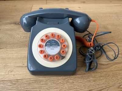 Vintage Wild & Wolf Ltd Rotary Style Dial Push Buttons Telephone GPO 746 Rare • £9.99