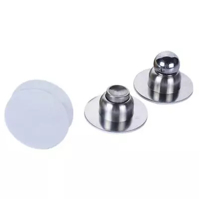 Stainless Steel Strong Magnetic Home Door Stop Stopper Door Suction Catch Holder • £6.71