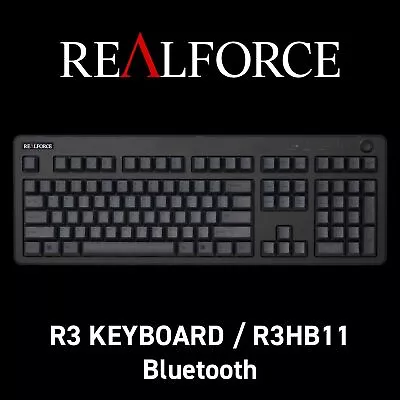 Topre REALFORCE R3 Keyboard R3HB11 Bluetooth 5.0 USB US ANSI 45g Black Dark Gray • $535.76