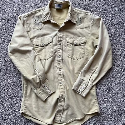 Vintage Western Pearl Snap Shirt Men’s M • $9.99