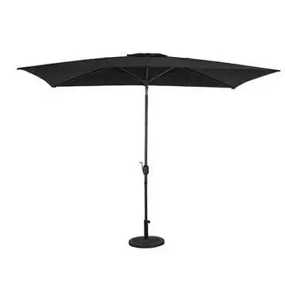 Island Umbrella Nu6858 Rectangle Umbrella Black • $92.15