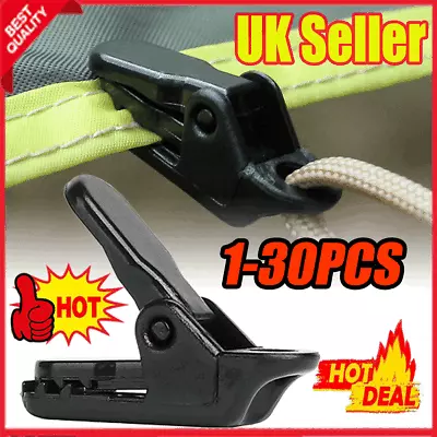 1-30X Tarp Clips Hangers Thumb Screw Camping Tent Clamps Lock Grip Heavy Duty BG • £4.18