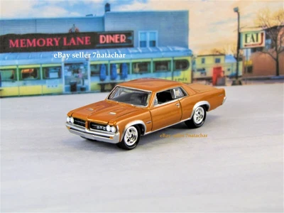 $17.95 • Buy 1964 64 Pontiac GTO 389 V8 Tri-Power Muscle Hot Rod Wheels 1/64 Collectible R
