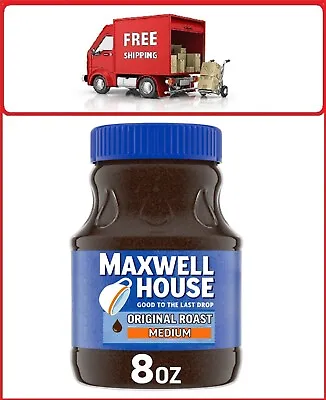 Maxwell House The Original Roast Instant Coffee 8 Oz Jar • $7.98