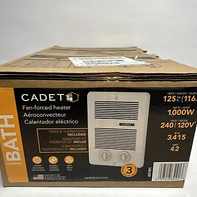 NEW Cadet CBC103TW 1000 Watt 120/240-volt - Electric Heater #65101 - In Wall • $89.99
