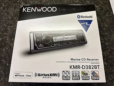 Kenwood KMR-D382BT Marine Boat Stereo Bluetooth USB AUX CD Player Receiver - NEW • $169.99