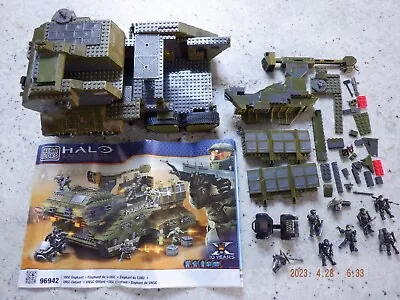 Mega Bloks Halo UNSC Elephant 96942 Marines Rare Figures Weapons • $44.99