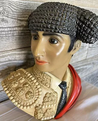 1966 Rare Marwal Ind Inc. Vintage Spanish Matador Sculpture  By Brower Chalkware • $99.95