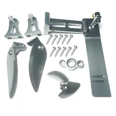 Upgrade All Metal KitPropellerRudderWater KnifeMetal RC Boat Fixed Parts ... • $111.09