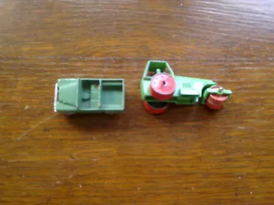 £10 • Buy 2 Miniature Diecast Vehicles. Budgie Steamroller & Lesney Jeep.In Good Condition
