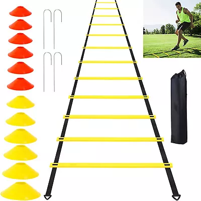 Soccer Training Agility Ladder Set Football Speed Training Equipment Kids Adults • $17.79