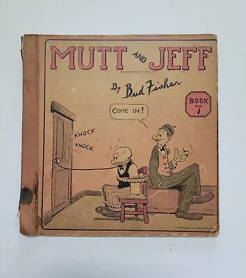 Vtg 1920 MUTT AND JEFF Book 7 Bud Fisher Antique Comic Strip Book • $49.99