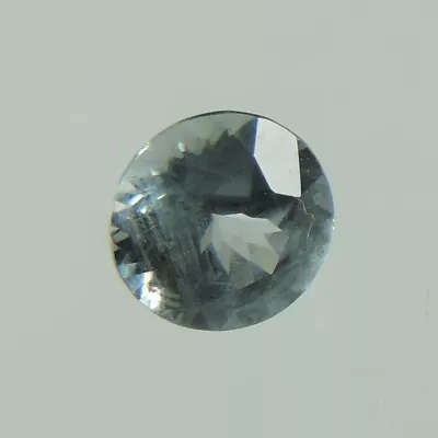 Steel Blue Sapphire Faceted Round Cut Montana 0.55 Cts #67 • $36.09