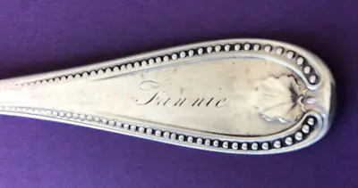Master Butter Knife Sterling Silver Fannie Monogram Serving Utensil • $29.83