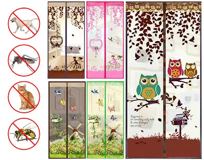 Magnetic Insect Magic Door Net Screen Bug Mosquito Fly Insect Curtain Mesh Guard • £4.99