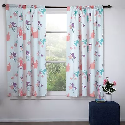 £30 • Buy Disney Official Princess 100% Cotton Unlined Pencil Pleat Curtain Set